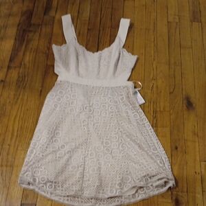 BCBGMaxAzria Ivory Lace Dress